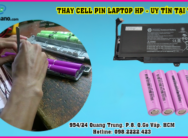 Dịch vụ thay cell pin laptop hp uy tín tại TPHCM