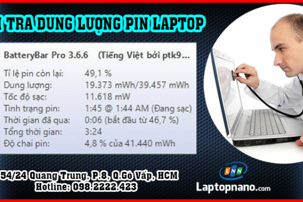 Hướng dẫn chi tiết cách kiểm tra dung lượng pin trên laptop win 10-11