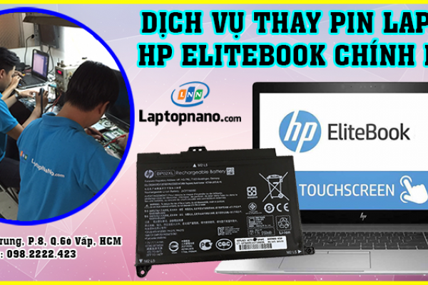 Dịch vụ thay pin laptop HP Elitebook chính hãng lấy ngay tại TPHCM