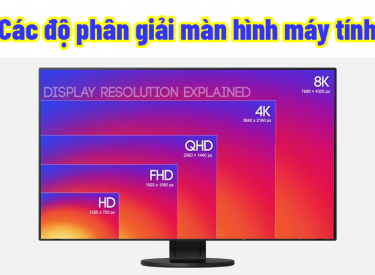 Độ phân giải màn hình là gì? Các độ phân giải màn hình phổ biến