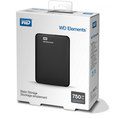 Ổ Cứng Di Động  WD Elements 750GB 2.5inch USB 3.0