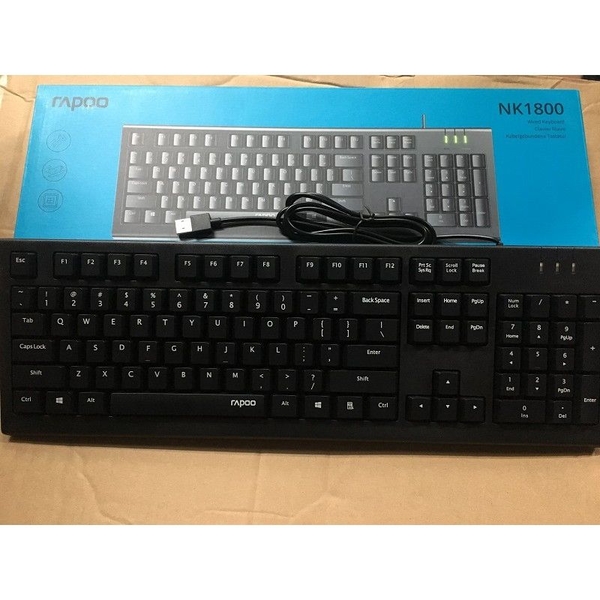 Keyboard Rapoo NK1800 USB Chính Hãng