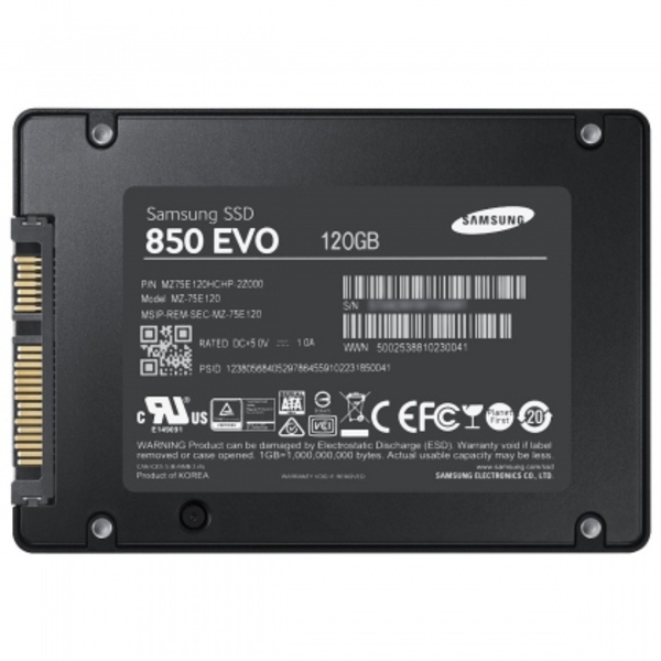 Ổ cứng SSD Samsung 850 EVO 120GB SATA III 6Gb/s 2.5inch Bảo Hành 03 Năm