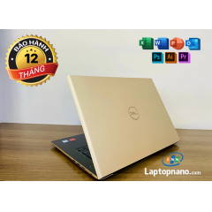 Laptop Dell Vostro 5471 Vàng Hồng Core i5-8250U / RAM 8Gb DDR4 / SSD 256Gb / 14.0-inch iPS Full HD / Led Phím, Bảo mật vân tay / Pin khủng 9h