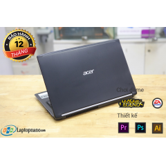 Laptop Acer A715-72G-54PC Core i5-8300H / Ram 8GB DDR4 / SSD 128Gb + 512Gb HDD / Card rời NVIDIA GeForce GTX 1050 4GB DDR5/ Màn hình 15.6 inch iPS Full HD / Led phím / Tích hợp phím Full Size