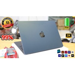 MacBook Air M3 13 inch 2024 (8C CPU / 8C GPU) / Ram 8GB / SSD 256GB / 13.6 inch Retina / Siêu mỏng 1,24Kg / Like New 99% FUllBox / Led phím, Touch iD / Pin 17h30