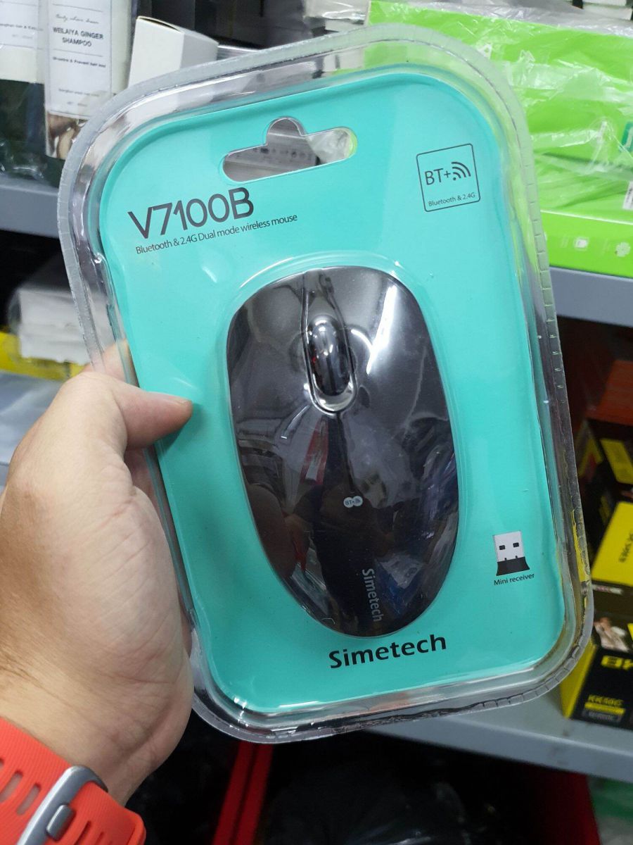 Mouse Không Dây Đa Năng Simetech V7100B-2