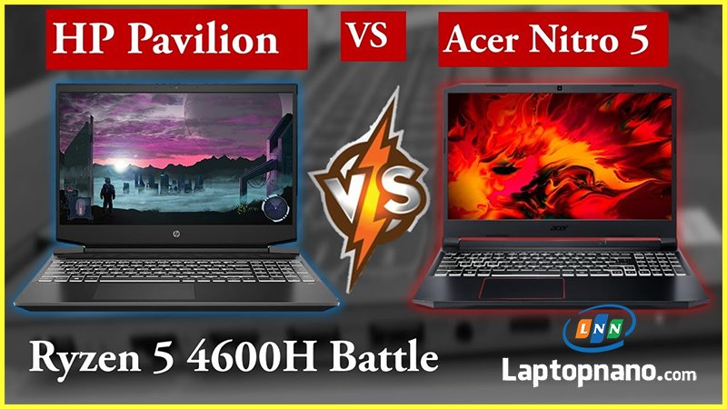 Acer Nitro cũ VS HP Pavilion Gaming cũ