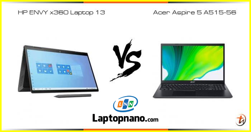 so sánh laptop hp envy cũ vs Acer Aspire cũ