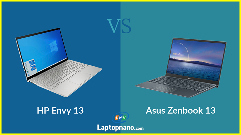 so sánh laptop hp envy cũ vs asus Zenbook cũ