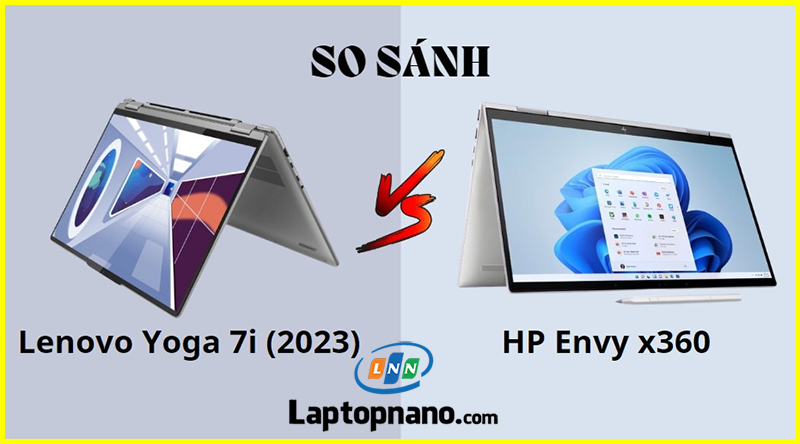 so sánh laptop hp envy cũ vs lenovo yoga cũ