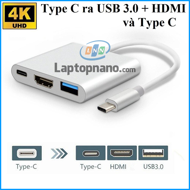 Cáp chuyển Type-C ra USB 3.0, HDMI, Type-C
