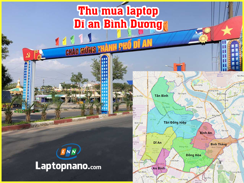 Thu mua laptop cũ Thành phố Dĩ An