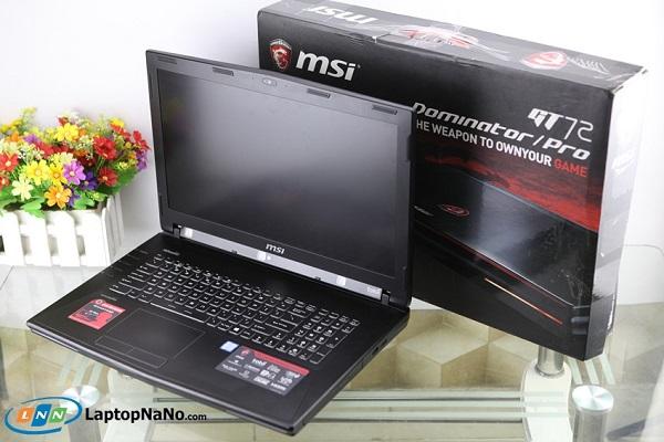 Laptop MSI cũ GT72S 6QE Dominotor Pro G Tobii (Khủng long)