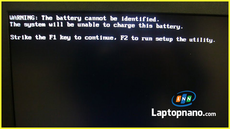 Máy tính báo lỗi về pin
