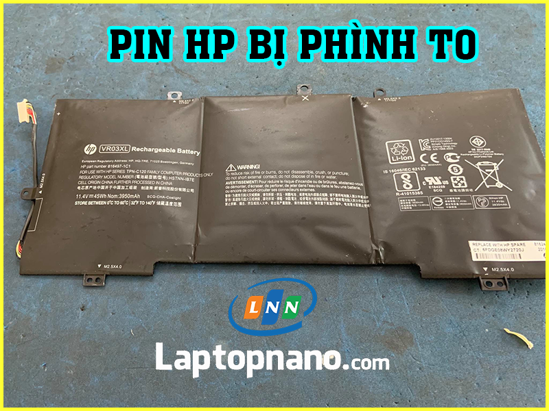 Pin bị phồng lên