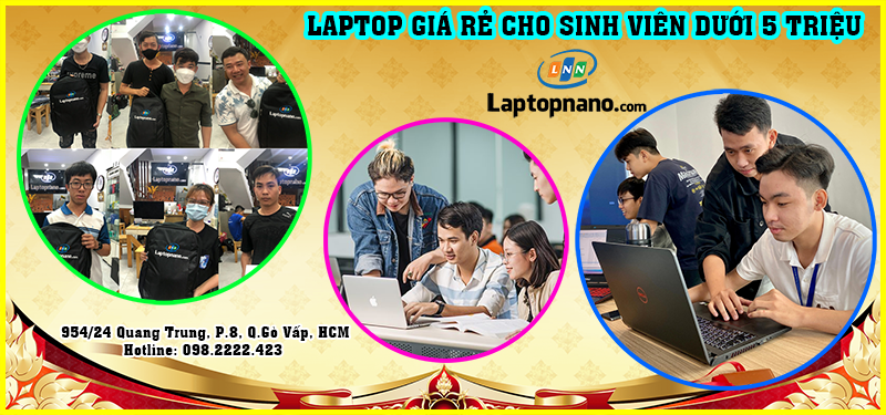 Laptop giá rẻ cho sinh viên dưới 5 triệu