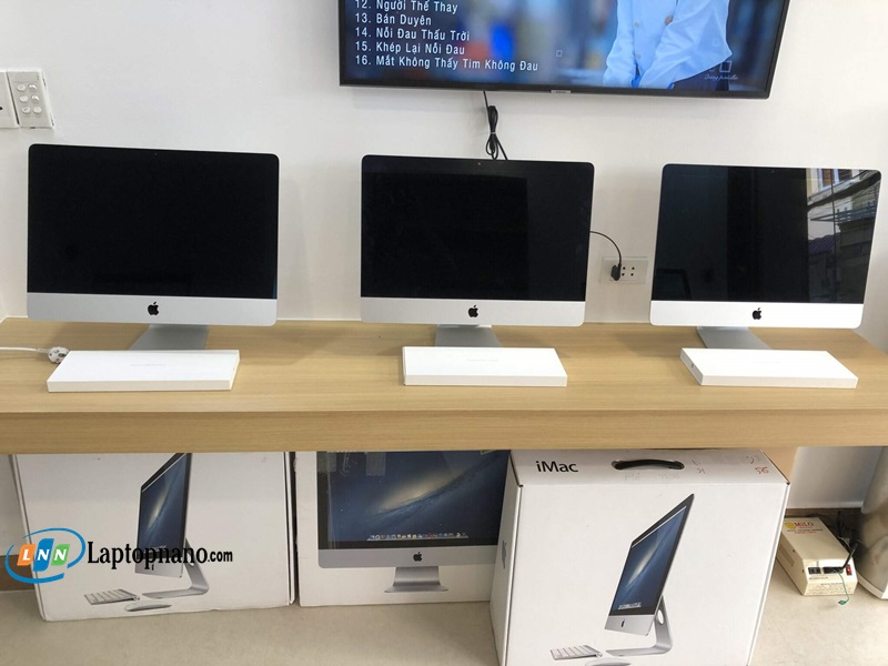 trưng bày Apple iMac ME086 late 2013 21 inch cũ
