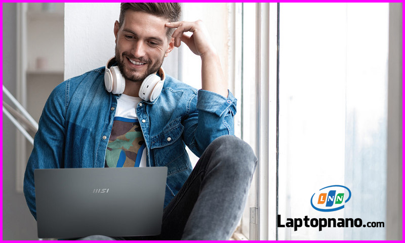 thiết kế laptop msi modern 14 b5m 064vn AMD R5-5500U cũ