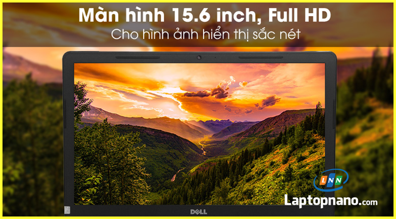 Laptop Dell Vostro 3578 i5 8250U trang bị màn hình Full HD