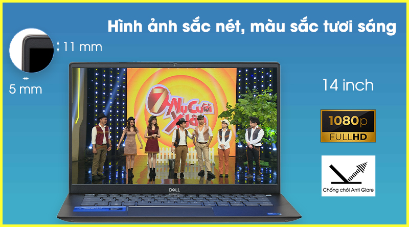 Laptop Dell Vostro 5402 i5-1135G7 trang bị màn hình Full HD siêu nét