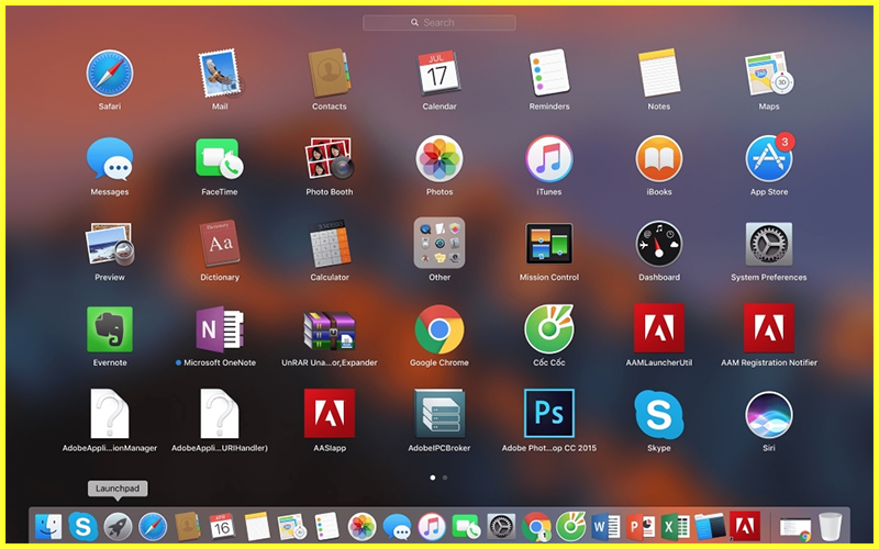 Laptop Apple MacBook Air Core i7 2.2Ghz 13-inch Early 2015 trang bị hệ điều hành giao diện đẹp