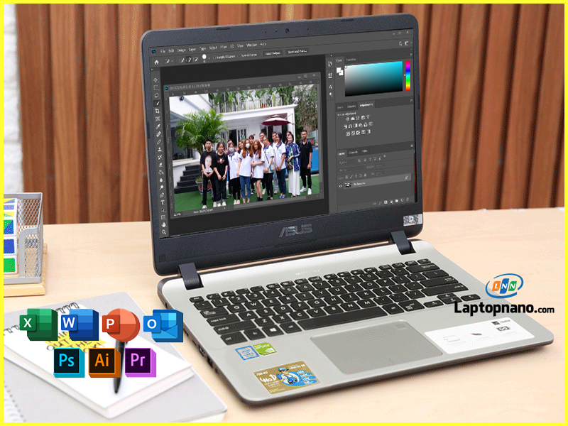 Laptop Asus VivoBook X407UA-BV485T Core i5-8250U hiệu năng mạnh mẽ