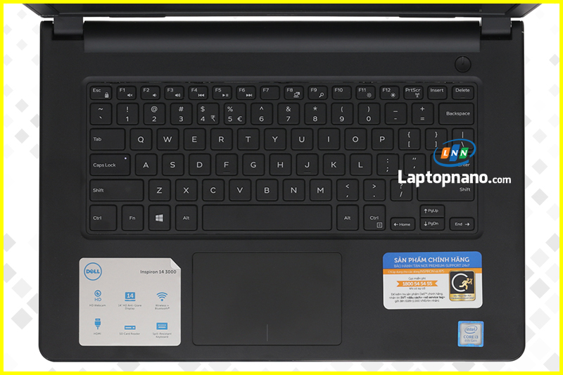 Bàn phím và Touchpad Laptop Dell Inspiron 3476 Core i3-8130U