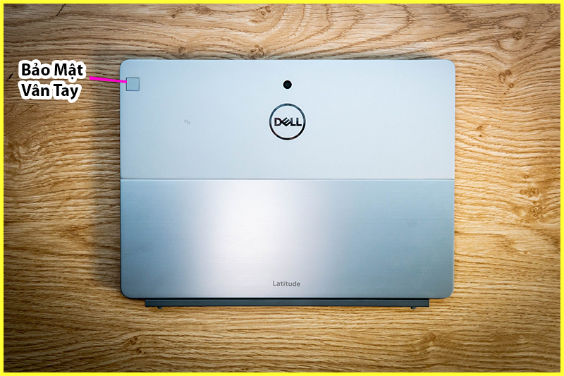 Laptop Dell Latitude 7200 2 in 1 Core i7-8665U trang bị bảo mật vân tay tối ưu