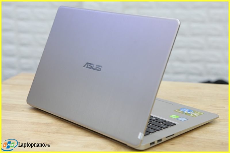 Laptop Asus S510UQ-BQ321T Core i5-7200U thiết kế siêu mỏng và thanh lịch