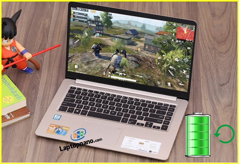 Laptop Asus Vivobook S510UQ-BQ321T Core i5-7200U trang bị Pin Lâu, Sạc Nhanh: