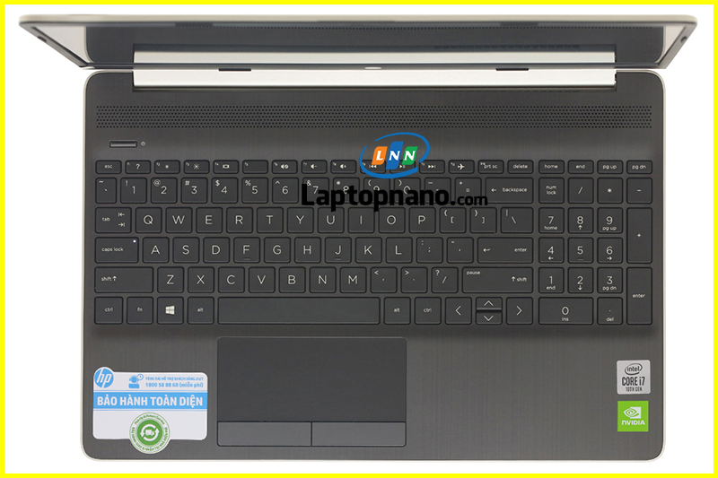 Laptop HP 15s-du1039TX i7-10510U  Bàn Phím và Touchpad: Trải Nghiệm Gõ Phím Tuyệt Vời