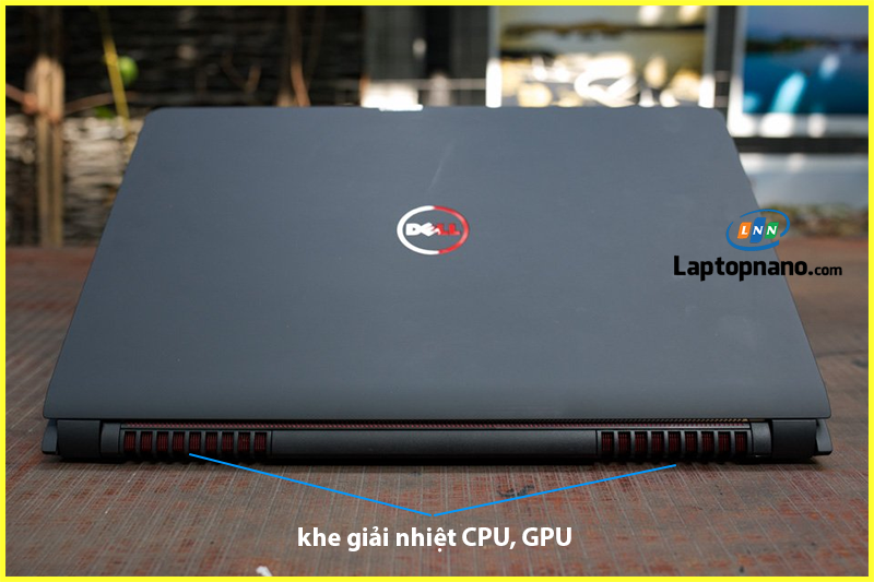 Laptop Dell Inspiron 7559 Gaming i5-6300HQ trang bị Hệ thống làm mát hiệu quả