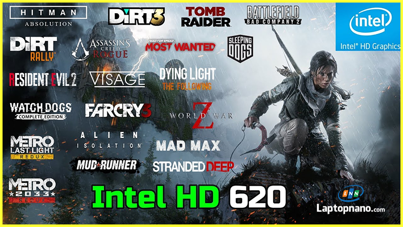 Laptop Dell Vostro 14 5468 Core I5-7200U trang bị Card Đồ Họa Intel HD Graphics 620 mạnh mẽ