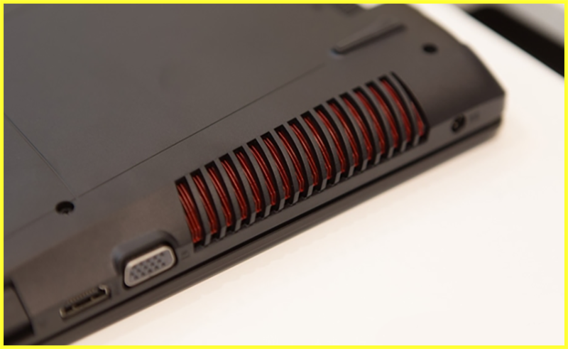 Laptop Asus ROG GL552Jx-DM144D Core i7-4720HQ trang bi5 Tản Nhiệt Hiệu Quả - Luôn Mát Mẻ Trong Mọi Tình Huống