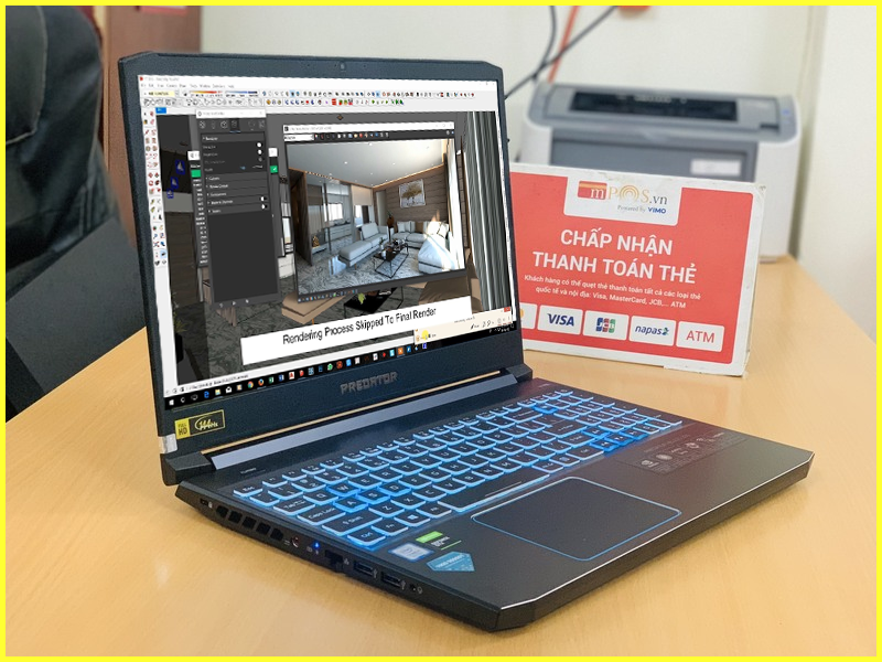 Lasptop Acer Predator Helios PH315-52-7688 Core i7-9750H trang bị Hiệu năng vượt trội