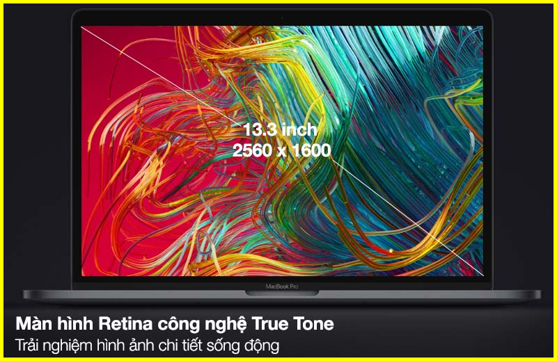 Laptop Apple MacBook Pro 2018 13 inch Touch Bar MR9Q2 Core i5-8259U trang bị Màn Hình Retina Sắc Nét