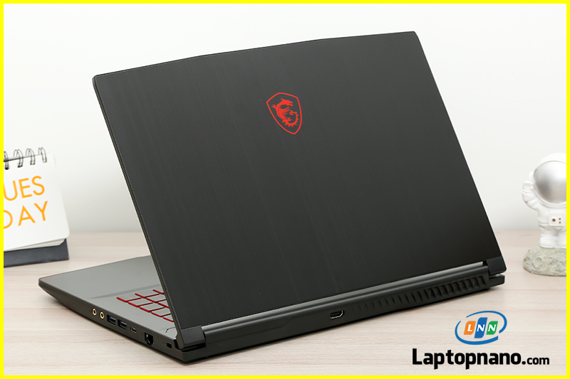 Laptop MSI GF63 Thin 10SC Core i7 10750H Thiết kế mỏng nhẹ và hiện đại