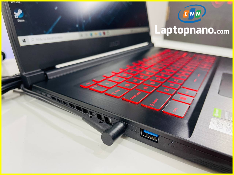 Laptop MSI GF63 Thin 10SC Core i7 10750H trang bị Kết nối đa dạng