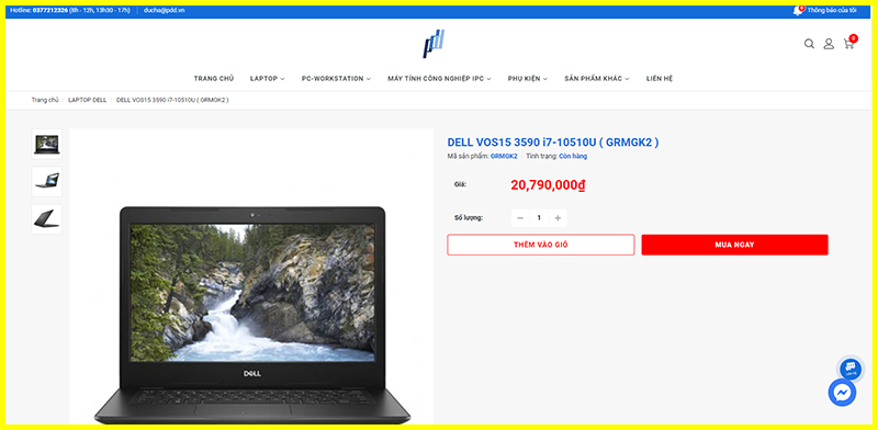 Tham khảo giá bán Laptop Dell Vostro 3590 Core I7-10510U trên thị trường 1