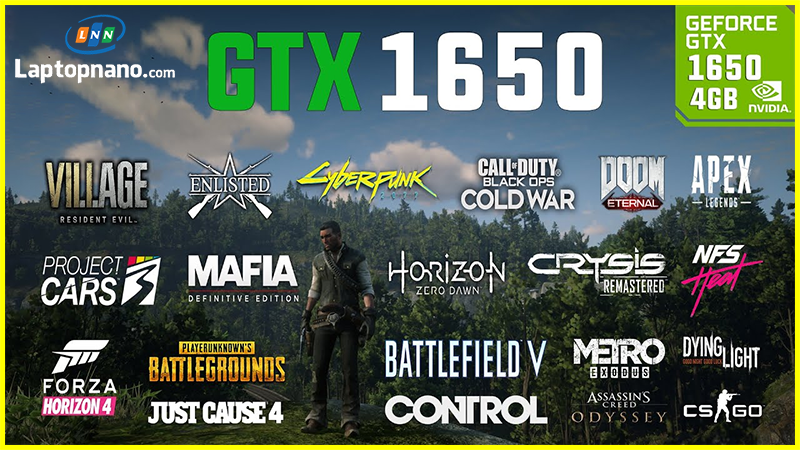 Laptop Asus TUF FX505GT-HN111T Core i5-9300H trang bị Card đồ họa rời NVIDIA GeForce GTX 1650 4GB GDDR5 không kén Game