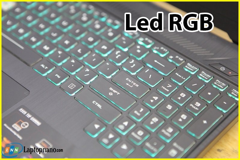Laptop Asus TUF FX505GT-HN111T Core i5-9300H trang bị Trang bị Led phím RGB 1