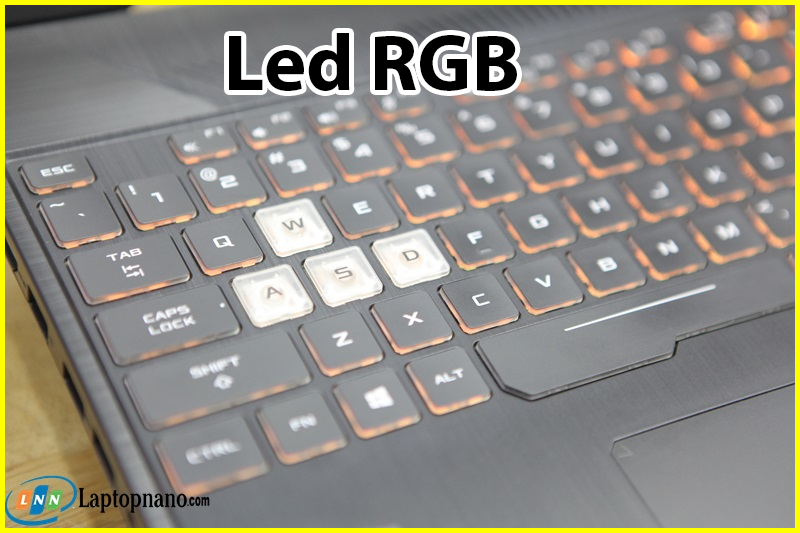 Laptop Asus TUF FX505GT-HN111T Core i5-9300H trang bị Trang bị Led phím RGB 2