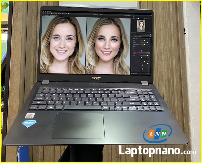 Laptop Acer Aspire A315 56 58EB Core i5-1035G1 trang bị Màn hình sắc nét, trải nghiệm hình ảnh sống động