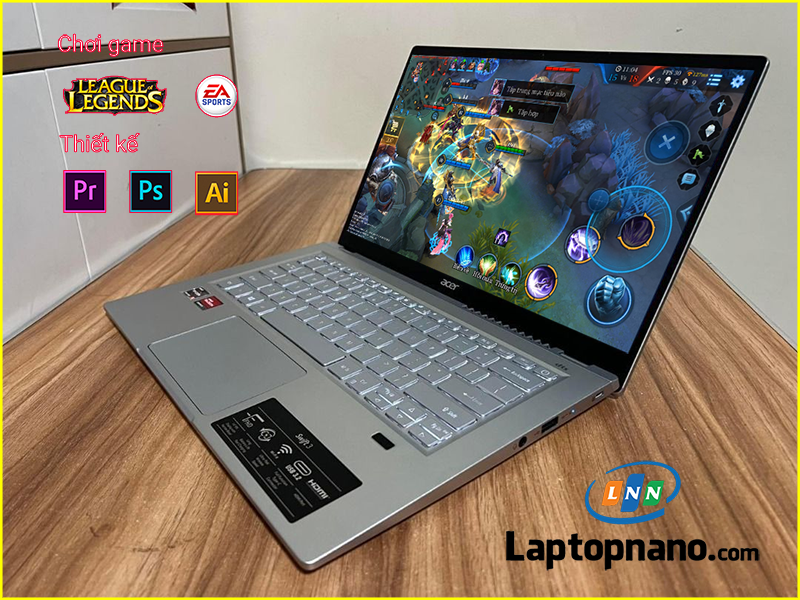 Laptop Acer Swift 3 SF314-43-R4X3 Ryzen 5 5500U trang bị Hiệu năng mạnh mẽ