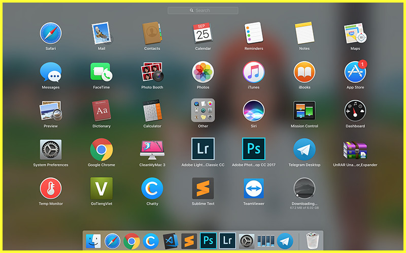 MacBook Pro 13-inch 2016 Touch Bar Core I7-6567U trang bị Hệ điều hành MacOS giao diện đẹp dễ sử dụng