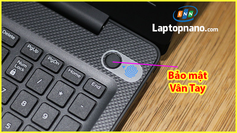 Laptop Dell Vostro 3580 i5-8265U trang bị Bảo mật vân tay hiện đại