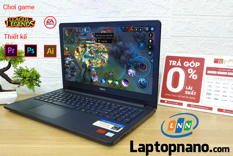 Laptop Dell inspiron 3576 Core i5-8250U Trang bị Hiệu suất mạnh mẽ