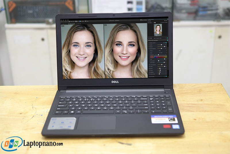 Laptop Dell inspiron 3576 Core i5-8250U Trang bị Hình ảnh sống động trên màn hình 15.6-inch HD