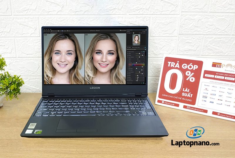 Laptop Lenovo Legion Y540-15IRH-PG0 Core i7-9750H trang bị Màn hình 15.6-inch iPS Full HD – Hình ảnh sắc nét, trải nghiệm sống động